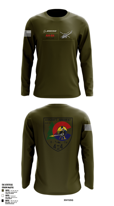 4-4 ARMT 94073583 Long Sleeve Performance Shirt - 49