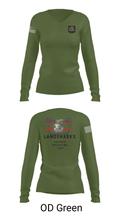 22ND RRB 50594442 Women's Long Sleeve V-neck Shirt - 38