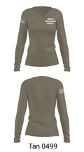 Miami University NROTC 89953071 Women's Long Sleeve V-neck Shirt - 41