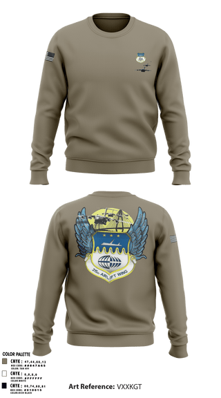 Crew Neck Sweatshirt, , Air Force, Teamtime, Team time, sublimation, custom sports apparel, team uniforms, spirit wear, spiritwear, sports uniforms, custom shirts, team store, custom team store, fundraiser sports, apparel fundraiser