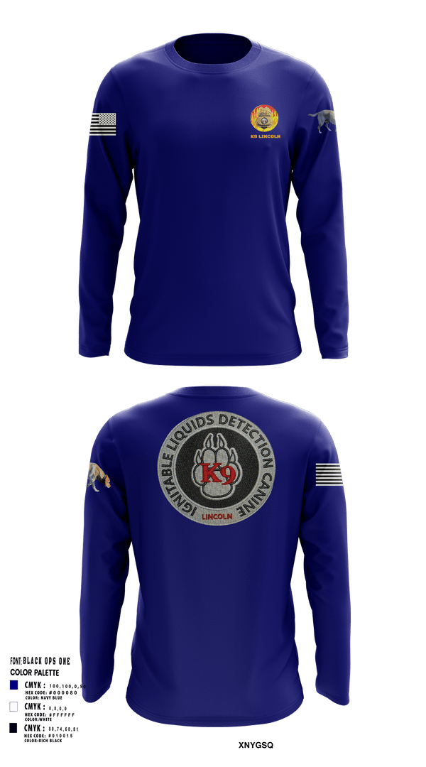 Long Sleeve Performance Shirt, Stafford County Fire Marshal's Office, Police, Teamtime, Team time, sublimation, custom sports apparel, team uniforms, spirit wear, spiritwear, sports uniforms, custom shirts, team store, custom team store, fundraiser sports, apparel fundraiser