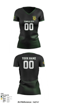 Temple City High School Volleyball 8349328 Women's Short Sleeve V-neck Shirt - 3