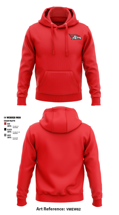 Allentown High School Cross Country 36691106 Hoodie - 1