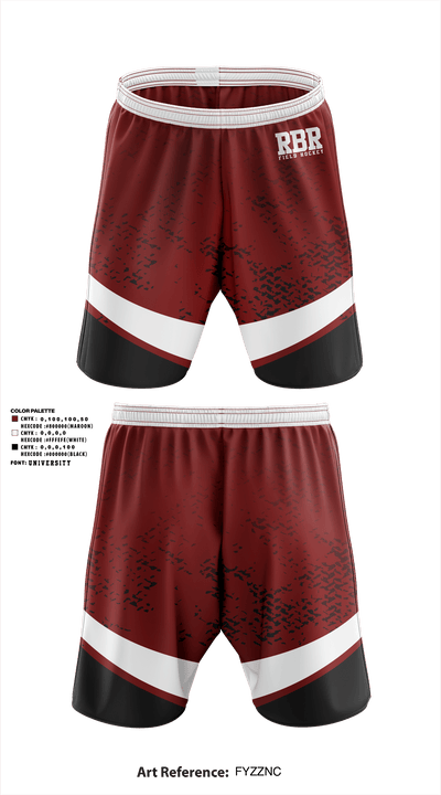 RBR Field Hockey 44274553 Athletic Shorts With Pockets - 1