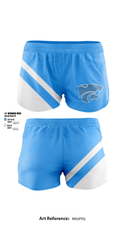 Centreville High School Cheer 39790285 Women's Shorts - 1