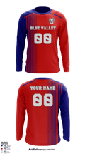 Blue Valley High School Volleyball 71136380 Long Sleeve Performance Shirt - 2