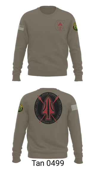 Crew Neck Sweatshirt, , Army, Teamtime, Team time, sublimation, custom sports apparel, team uniforms, spirit wear, spiritwear, sports uniforms, custom shirts, team store, custom team store, fundraiser sports, apparel fundraiser