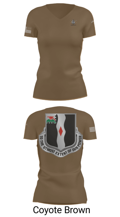 3rd Battalion 60th infantry Regiment River Raiders 94205182 Women's Short Sleeve V-neck Shirt - 12