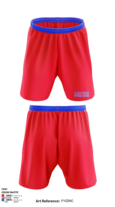 DELVETS SWIM CLUB 57524097 Athletic Shorts With Pockets - 1