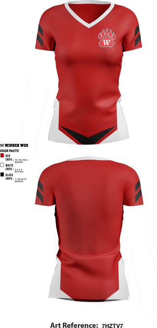 Women's Short Sleeve Vneck Shirt, Wadsworth High School Gymnastics, Spirit Store, Teamtime, Team time, sublimation, custom sports apparel, team uniforms, spirit wear, spiritwear, sports uniforms, custom shirts, team store, custom team store, fundraiser sports, apparel fundraiser