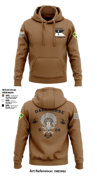 Hoodie, 4-4 AB DARKHORSE, Army, Teamtime, Team time, sublimation, custom sports apparel, team uniforms, spirit wear, spiritwear, sports uniforms, custom shirts, team store, custom team store, fundraiser sports, apparel fundraiser