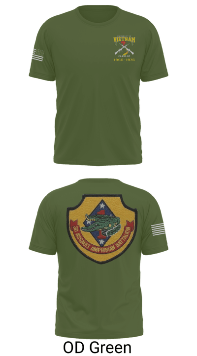 3rd AAV 1st Marines Div 71924881 Short Sleeve Performance Shirt - 34