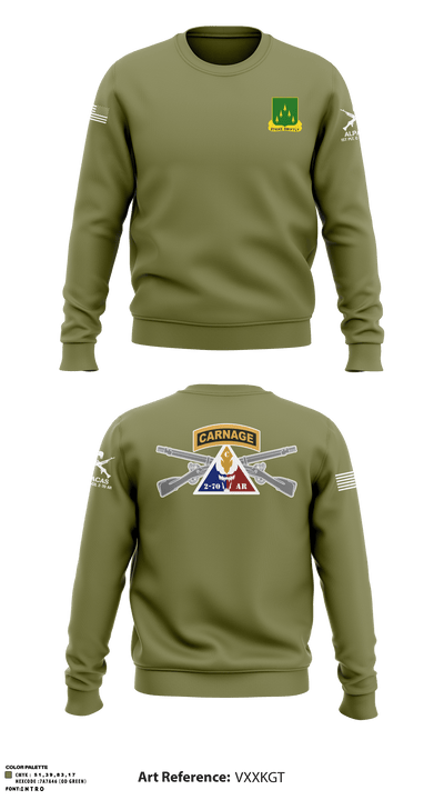 1ST PLT ALPACAS 46607592 Crew Neck Sweatshirt - 11
