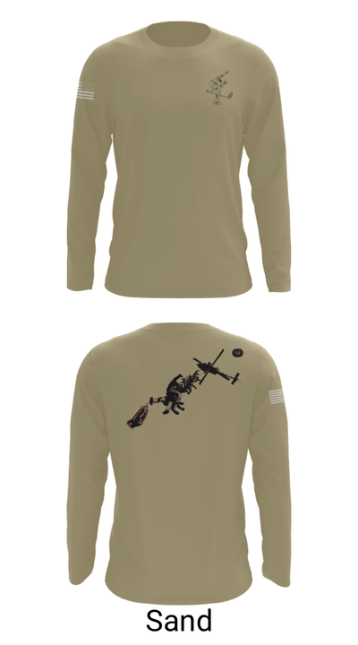 Platoon 2-1-1 26077523 Long Sleeve Performance Shirt - 18