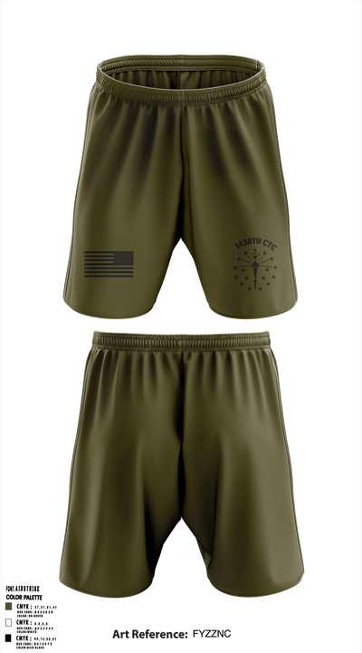1438th CTC 23042169 Athletic Shorts With Pockets - 2