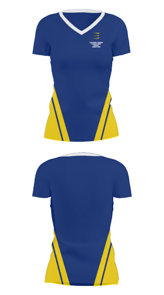 Women's Short Sleeve Vneck Shirt, Eastern Lebanon County High School Wrestling, Wrestling, Teamtime, Team time, sublimation, custom sports apparel, team uniforms, spirit wear, spiritwear, sports uniforms, custom shirts, team store, custom team store, fundraiser sports, apparel fundraiser