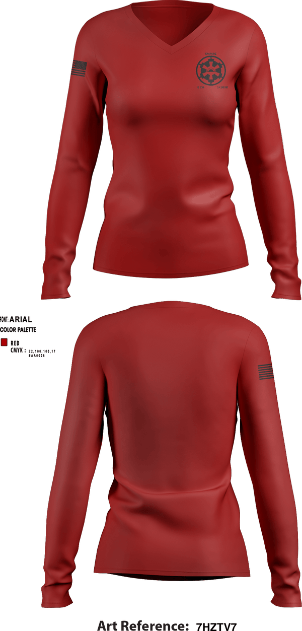 Women's Long Sleeve Vneck Shirt, Charlie Signal 741 BEBE 141, Army, Teamtime, Team time, sublimation, custom sports apparel, team uniforms, spirit wear, spiritwear, sports uniforms, custom shirts, team store, custom team store, fundraiser sports, apparel fundraiser