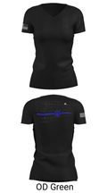 K-9 Crew 23249589 Women's Short Sleeve V-neck Shirt - 22