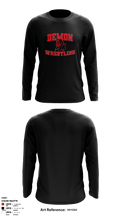 Durango HS Wrestling 8720193 Long Sleeve Performance Shirt - 4