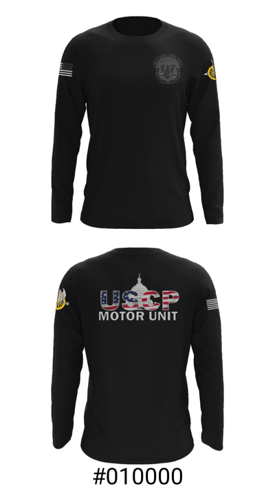 USCP Motor Unit 10127090 Long Sleeve Performance Shirt - 3