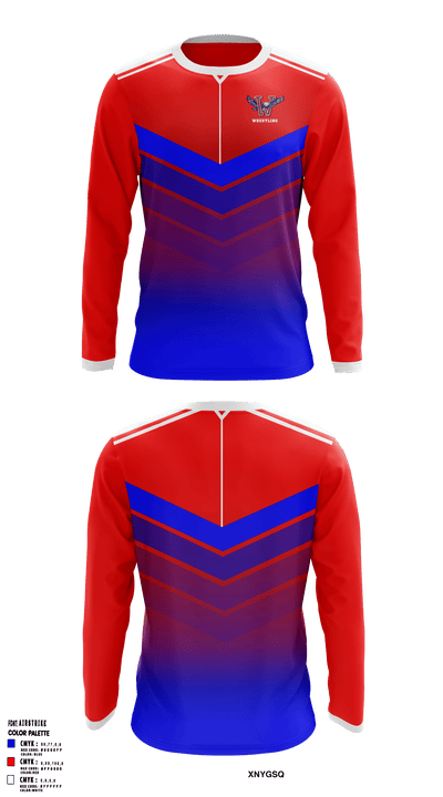 Wellsville High School Wrestling 60278905 Long Sleeve Performance Shirt - 28