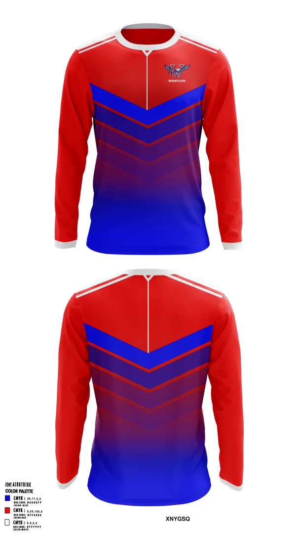 Long Sleeve Performance Shirt, Wellsville High School Wrestling, Wrestling, Teamtime, Team time, sublimation, custom sports apparel, team uniforms, spirit wear, spiritwear, sports uniforms, custom shirts, team store, custom team store, fundraiser sports, apparel fundraiser