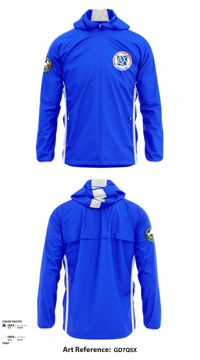 AYSO Region 183 - Peterson Park 5051862 Windbreaker - 1