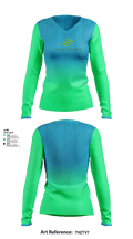 Accent Builders 42438874 Women's Long Sleeve V-neck Shirt - 1