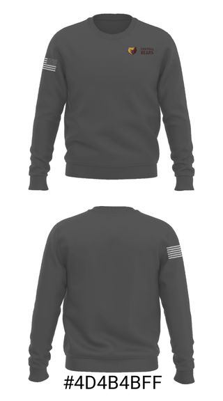 Crew Neck Sweatshirt, Evansville Central High School Golf, Golf, Teamtime, Team time, sublimation, custom sports apparel, team uniforms, spirit wear, spiritwear, sports uniforms, custom shirts, team store, custom team store, fundraiser sports, apparel fundraiser