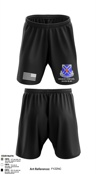 Athletic Shorts With Pockets, Charlie Company, 305th MI BN, , Teamtime, Team time, sublimation, custom sports apparel, team uniforms, spirit wear, spiritwear, sports uniforms, custom shirts, team store, custom team store, fundraiser sports, apparel fundraiser