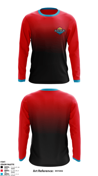 Long Sleeve Performance Shirt, Excel & Beyond Coaching, Cycling, Teamtime, Team time, sublimation, custom sports apparel, team uniforms, spirit wear, spiritwear, sports uniforms, custom shirts, team store, custom team store, fundraiser sports, apparel fundraiser