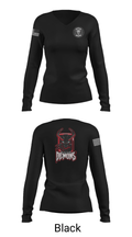 1-37 AR HFSC DISTRO 85758190 Women's Long Sleeve V-neck Shirt - 39