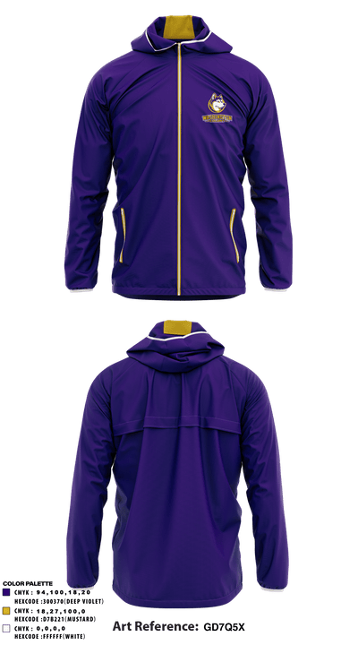 Washington Colony Middle School 55921524 Windbreaker - 1