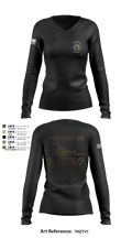 Sniper 2 79628389 Women's Long Sleeve V-neck Shirt - 3