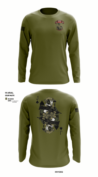 Long Sleeve Performance Shirt, , Army, Teamtime, Team time, sublimation, custom sports apparel, team uniforms, spirit wear, spiritwear, sports uniforms, custom shirts, team store, custom team store, fundraiser sports, apparel fundraiser