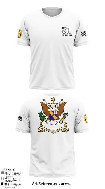 1-155th Dixie Thunder 83572891 Short Sleeve Performance Shirt - 8