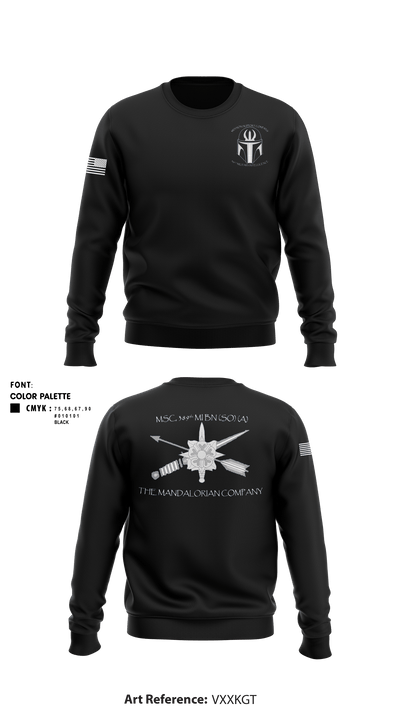 MSC 389th MI BN (SO) (A) 35905800 Crew Neck Sweatshirt - 2