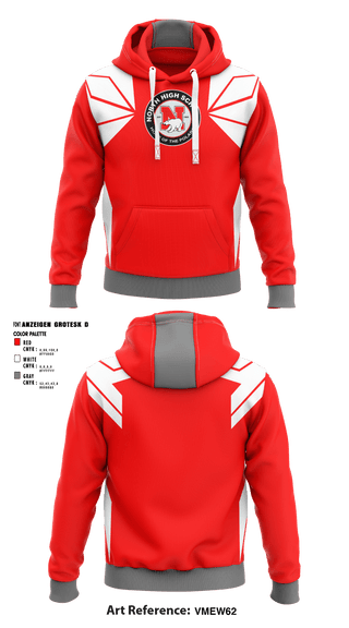 Hoodie, North Senior High School Gymnastics, Spirit Store, Teamtime, Team time, sublimation, custom sports apparel, team uniforms, spirit wear, spiritwear, sports uniforms, custom shirts, team store, custom team store, fundraiser sports, apparel fundraiser