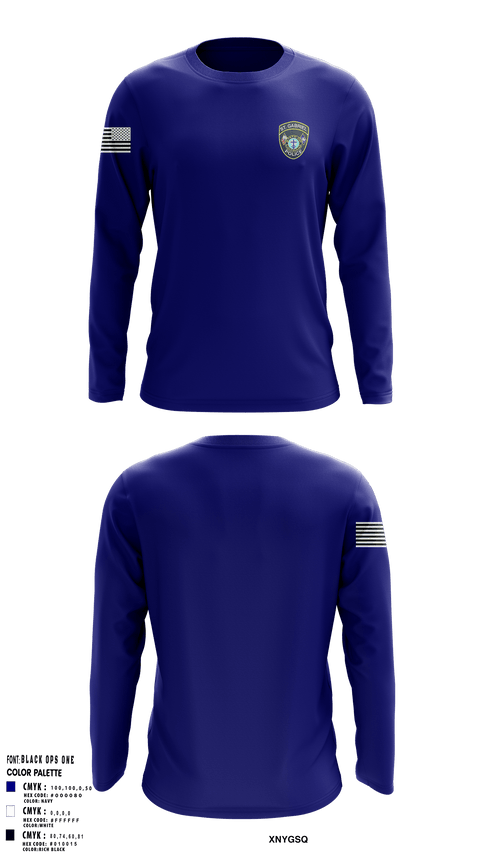 Long Sleeve Performance Shirt, SGPD, Police, Teamtime, Team time, sublimation, custom sports apparel, team uniforms, spirit wear, spiritwear, sports uniforms, custom shirts, team store, custom team store, fundraiser sports, apparel fundraiser