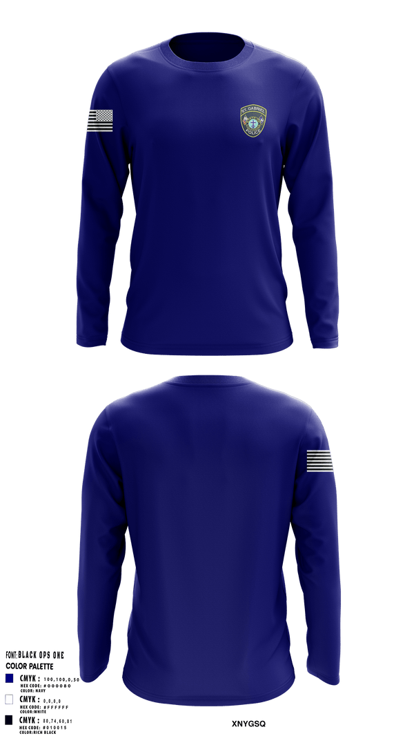 Long Sleeve Performance Shirt, SGPD, Police, Teamtime, Team time, sublimation, custom sports apparel, team uniforms, spirit wear, spiritwear, sports uniforms, custom shirts, team store, custom team store, fundraiser sports, apparel fundraiser