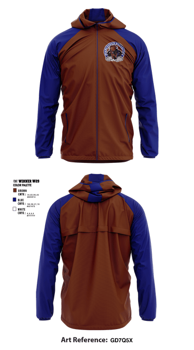 Miami-Yoder School 14034949 Windbreaker - 1