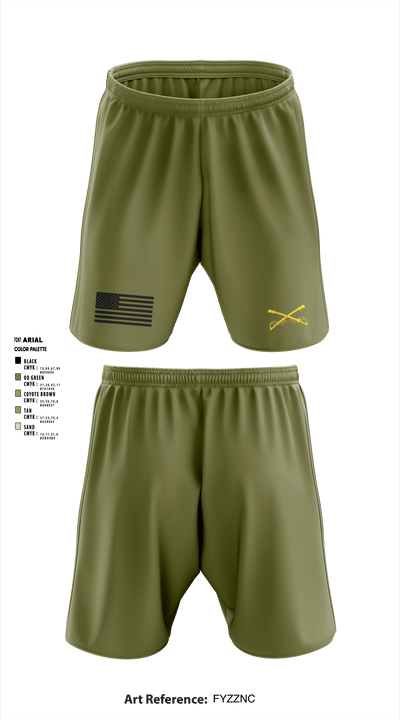 3/278 Armored Calvary Regiment 57774458 Athletic Shorts With Pockets - 9