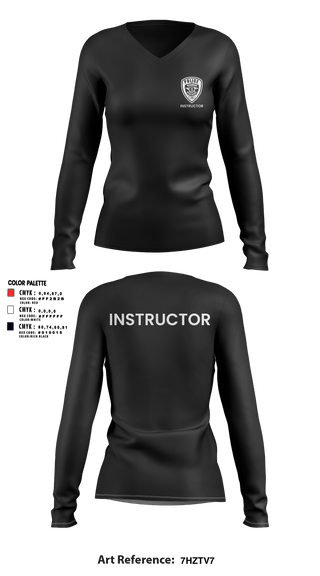 Women's Long Sleeve Vneck Shirt, Richmond Police, Police, Teamtime, Team time, sublimation, custom sports apparel, team uniforms, spirit wear, spiritwear, sports uniforms, custom shirts, team store, custom team store, fundraiser sports, apparel fundraiser