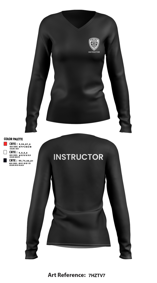Women's Long Sleeve Vneck Shirt, Richmond Police, Police, Teamtime, Team time, sublimation, custom sports apparel, team uniforms, spirit wear, spiritwear, sports uniforms, custom shirts, team store, custom team store, fundraiser sports, apparel fundraiser