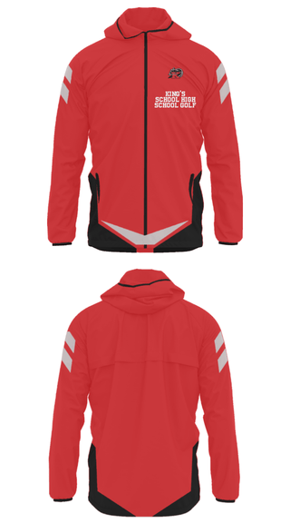 Windbreaker, King's School High School Golf, Golf, Teamtime, Team time, sublimation, custom sports apparel, team uniforms, spirit wear, spiritwear, sports uniforms, custom shirts, team store, custom team store, fundraiser sports, apparel fundraiser