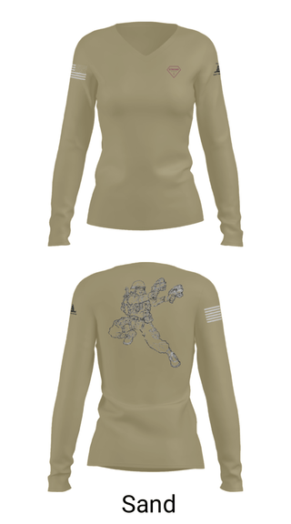 Women's Long Sleeve Vneck Shirt, , Navy, Teamtime, Team time, sublimation, custom sports apparel, team uniforms, spirit wear, spiritwear, sports uniforms, custom shirts, team store, custom team store, fundraiser sports, apparel fundraiser