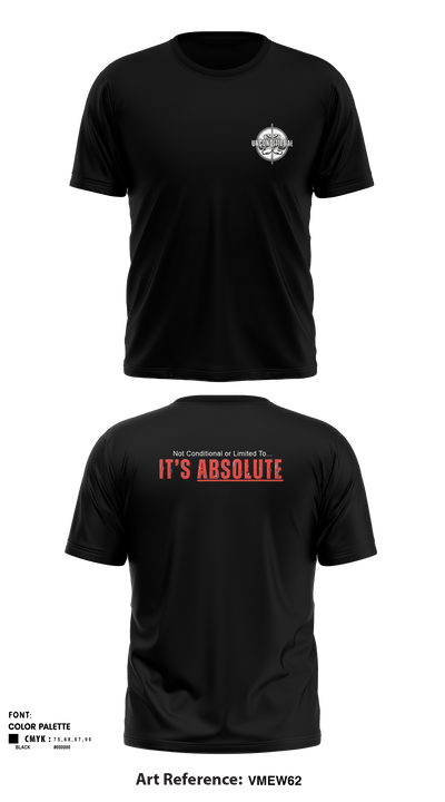 Unconditional Fitness, LLC 13593569 Short Sleeve Performance Shirt - 1