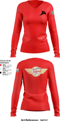 N1522W 9665806 Women's Long Sleeve V-neck Shirt - 2