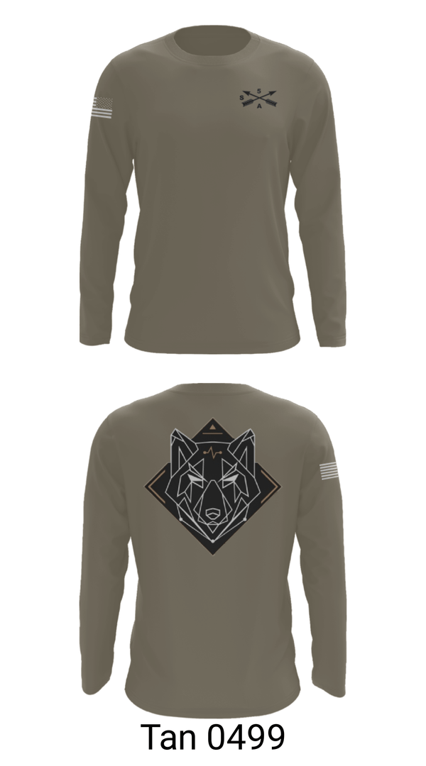 Long Sleeve Performance Shirt, , Army, Teamtime, Team time, sublimation, custom sports apparel, team uniforms, spirit wear, spiritwear, sports uniforms, custom shirts, team store, custom team store, fundraiser sports, apparel fundraiser