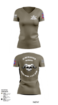 ALPHA BTRY, 2-319th AFAR 68475694 Women's Short Sleeve V-neck Shirt - 4